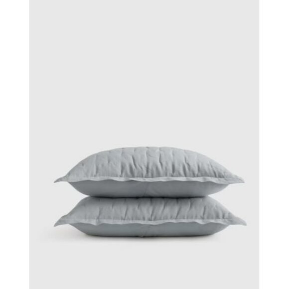 NWOT Quince Mist Standard Sham Set – European Linen Dream Collection (Set of 2) - Picture 1 of 4